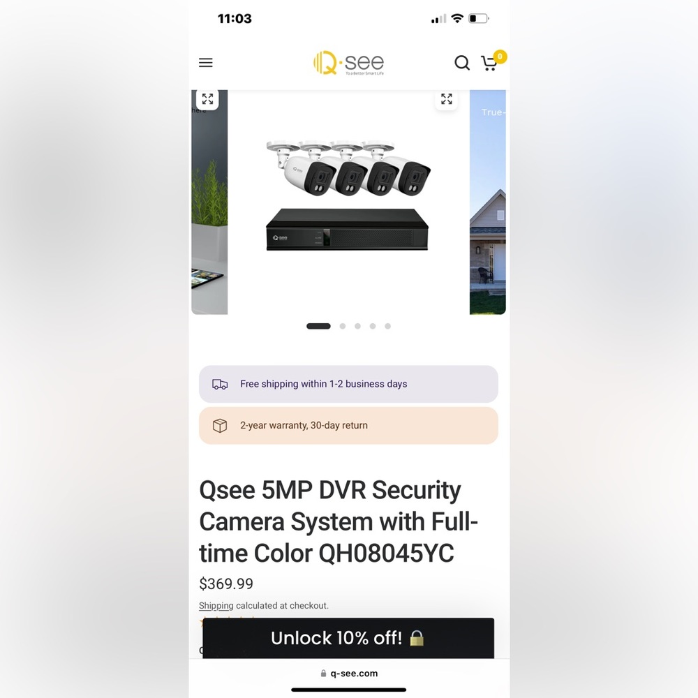 Q-See home security system
